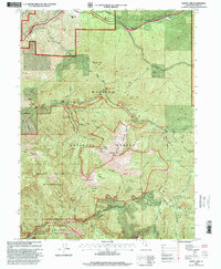 Download a high-resolution, GPS-compatible USGS topo map for Mount Aire, UT (2001 edition)
