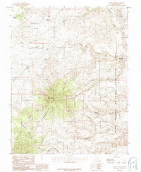 Download a high-resolution, GPS-compatible USGS topo map for Mount Holmes, UT (1987 edition)