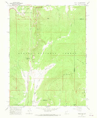 Download a high-resolution, GPS-compatible USGS topo map for Mount Lena, UT (1970 edition)