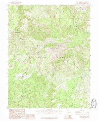Download a high-resolution, GPS-compatible USGS topo map for Mount Linnaeus, UT (1985 edition)
