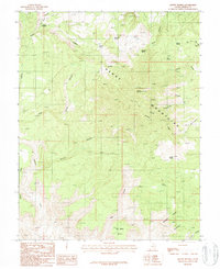 Download a high-resolution, GPS-compatible USGS topo map for Mount Pennell, UT (1987 edition)