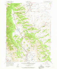 preview thumbnail of historical topo map of Cache County, UT in 1955