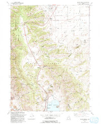 Download a high-resolution, GPS-compatible USGS topo map for Mount Pisgah, UT (1991 edition)