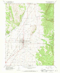 Download a high-resolution, GPS-compatible USGS topo map for Mount Pleasant, UT (1969 edition)
