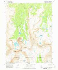Download a high-resolution, GPS-compatible USGS topo map for Mount Powell, UT (1974 edition)