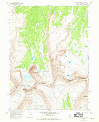Download a high-resolution, GPS-compatible USGS topo map for Mount Powell, UT (1969 edition)