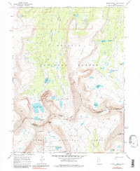 Download a high-resolution, GPS-compatible USGS topo map for Mount Powell, UT (1986 edition)