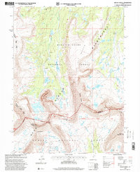 Download a high-resolution, GPS-compatible USGS topo map for Mount Powell, UT (2000 edition)