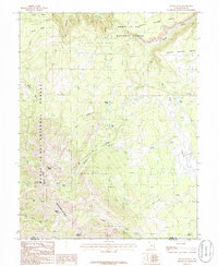 Download a high-resolution, GPS-compatible USGS topo map for Mount Waas, UT (1986 edition)