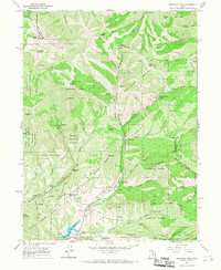 Download a high-resolution, GPS-compatible USGS topo map for Mountain Dell, UT (1968 edition)