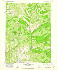 preview thumbnail of historical topo map of Salt Lake County, UT in 1961