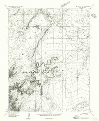 preview thumbnail of historical topo map of San Juan County, UT in 1954