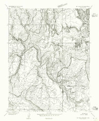 Download a high-resolution, GPS-compatible USGS topo map for Mt Peale 4 NE, UT (1955 edition)