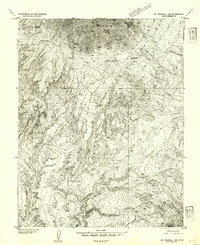 Download a high-resolution, GPS-compatible USGS topo map for Mt Pennell 1 SW, UT (1954 edition)