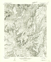 Download a high-resolution, GPS-compatible USGS topo map for Mt Pennell 2 SE, UT (1954 edition)