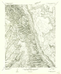 Download a high-resolution, GPS-compatible USGS topo map for Mt Pennell 3 NW, UT (1954 edition)