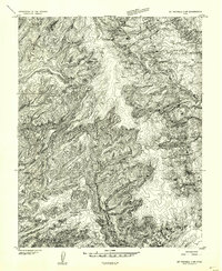 Download a high-resolution, GPS-compatible USGS topo map for Mt Pennell 3 SW, UT (1954 edition)