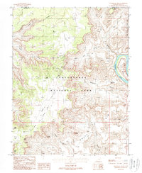 Download a high-resolution, GPS-compatible USGS topo map for Musselman Arch, UT (1988 edition)