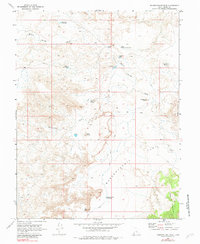 Download a high-resolution, GPS-compatible USGS topo map for Mussentuchit Flat, UT (1983 edition)