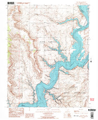 Download a high-resolution, GPS-compatible USGS topo map for Nasja Mesa, UT (1988 edition)
