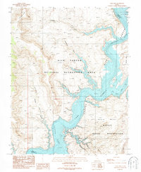 Download a high-resolution, GPS-compatible USGS topo map for Nasja Mesa, UT (1988 edition)