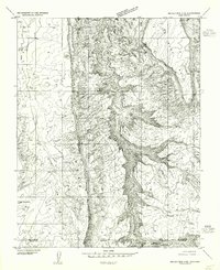 preview thumbnail of historical topo map of San Juan County, UT in 1952