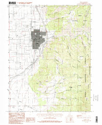 Download a high-resolution, GPS-compatible USGS topo map for Nephi, UT (1986 edition)