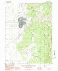 Download a high-resolution, GPS-compatible USGS topo map for Nephi, UT (1983 edition)