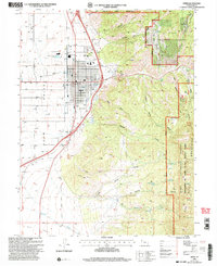 Download a high-resolution, GPS-compatible USGS topo map for Nephi, UT (2004 edition)