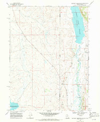 Download a high-resolution, GPS-compatible USGS topo map for Neponset Reservoir NE, UT (1971 edition)