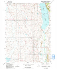 Download a high-resolution, GPS-compatible USGS topo map for Neponset Reservoir NE, UT (1991 edition)