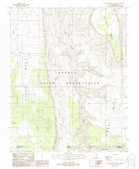 Download a high-resolution, GPS-compatible USGS topo map for No Mans Mesa South, UT (1987 edition)