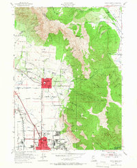 Download a high-resolution, GPS-compatible USGS topo map for North Ogden, UT (1966 edition)