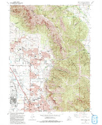 Download a high-resolution, GPS-compatible USGS topo map for North Ogden, UT (1992 edition)
