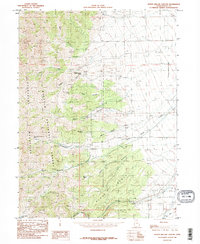 Download a high-resolution, GPS-compatible USGS topo map for North Willow Canyon, UT (1985 edition)