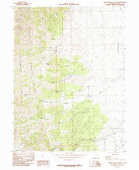 Download a high-resolution, GPS-compatible USGS topo map for North Willow Canyon, UT (1985 edition)