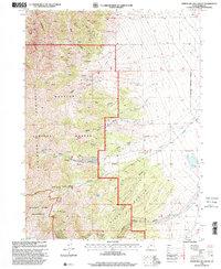 Download a high-resolution, GPS-compatible USGS topo map for North Willow Canyon, UT (2001 edition)