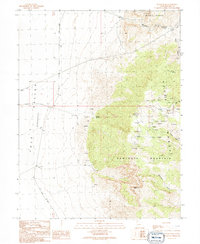 Download a high-resolution, GPS-compatible USGS topo map for Notch Peak, UT (1991 edition)