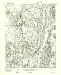 Download a high-resolution, GPS-compatible USGS topo map for Notom 1 SE, UT (1957 edition)