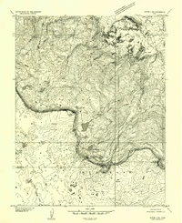 Download a high-resolution, GPS-compatible USGS topo map for Notom 3 NW, UT (1954 edition)