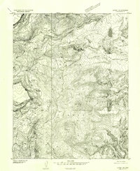 Download a high-resolution, GPS-compatible USGS topo map for Notom 3 SE, UT (1954 edition)
