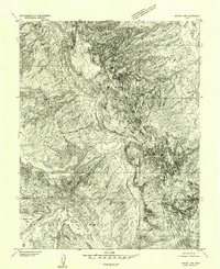 Download a high-resolution, GPS-compatible USGS topo map for Notom 4 NW, UT (1954 edition)