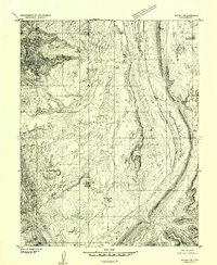 Download a high-resolution, GPS-compatible USGS topo map for Notom 4 SE, UT (1954 edition)