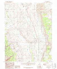 Download a high-resolution, GPS-compatible USGS topo map for Notom, UT (1987 edition)