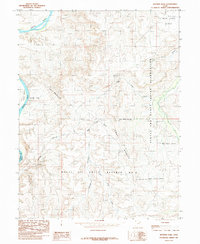 Download a high-resolution, GPS-compatible USGS topo map for Nutters Hole, UT (1985 edition)