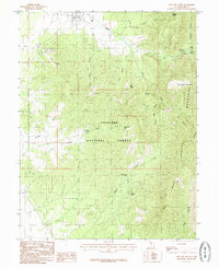 Download a high-resolution, GPS-compatible USGS topo map for Oak City South, UT (1985 edition)