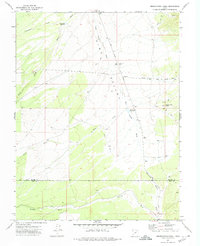 Download a high-resolution, GPS-compatible USGS topo map for Observation Knoll, UT (1974 edition)