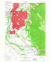 Download a high-resolution, GPS-compatible USGS topo map for Ogden, UT (1967 edition)