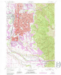 preview thumbnail of historical topo map of Ogden, UT in 1955