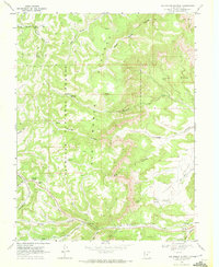 Download a high-resolution, GPS-compatible USGS topo map for Old Woman Plateau, UT (1972 edition)
